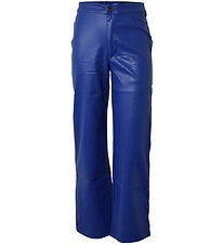 Hound Hosen - imitiertes Leder - Breit - Kobalt Blue
