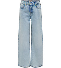 Kids Only Jeans - KogCobain - Light Blue Denim m. Glitzerstein