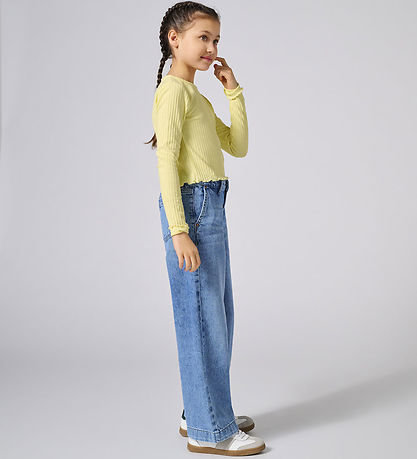 Kids Only Blouse - Noos - Rib - KogNella - Lima Bean