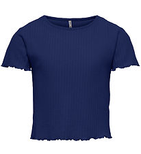 Kids Only T-Shirt - Noos - Rib - KogNella - Mazarine Blue