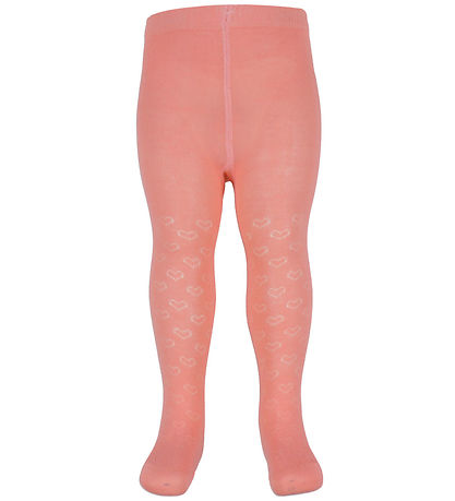 Minymo Tights - 2-Pack - Strawberry Ice w. Pointelle