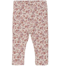 Minymo Leggings - Rib - Peach Peitsche