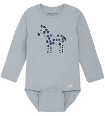 Minymo Body L/æ - Blue Nebel m. Print