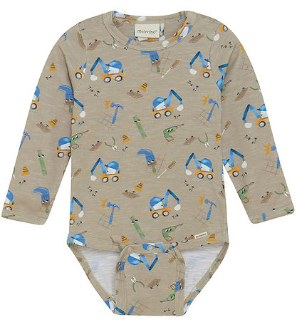 Minymo Romper L/æ - Zuiver Kasjmier m. Print