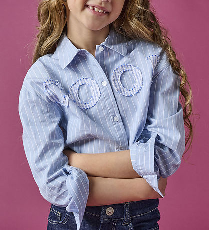 Kids Only Overhemd - KogEtta - Soft Chambray/White m. Cool