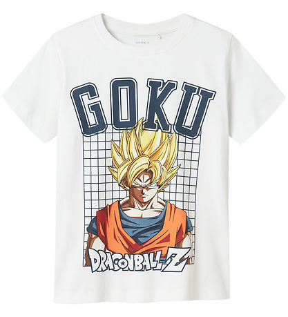 Name It T-shirt - Noos - NkmDrue Dragonb - Bright White w. Print