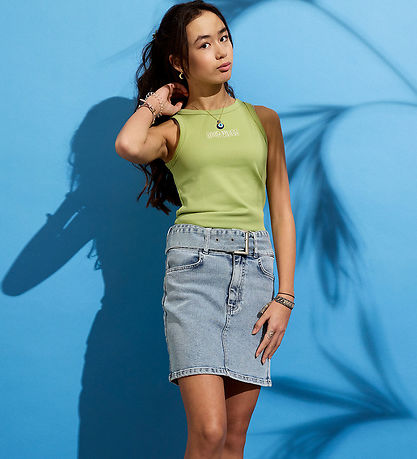 Hound Top - Rib - Pear w. Print