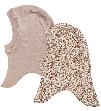 Cagoule Wheat - 1-couche - 2 Pack - Laine - Felix - Rose Fleurs