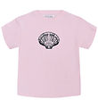 Hound T-Shirt - Kurz - Soft Pink m. Muschel
