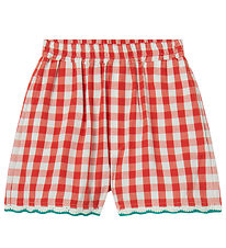 Stella McCartney Kids Shorts - Rood/Wit Geruit