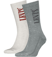 Levis Socks - Regular Cut - 2-Pack - Grey/White