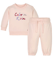 Ensemble de Jogging Calvin Klein - Colour Logo - Argent Peony Ro