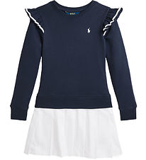 Robe en Molleton Polo Ralph Lauren - Marine/Blanc