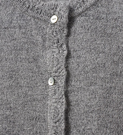 Sofie Schnoor Cardigan - Strick - Wolle - Grey Melange