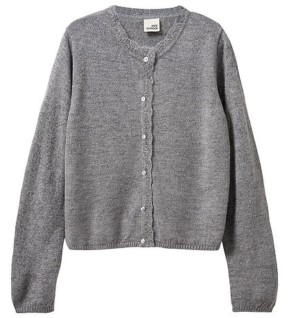 Sofie Schnoor Cardigan - Strick - Wolle - Grey Melange