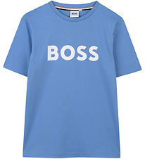 BOSS T-shirt - Navy w. White
