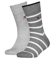 Tommy Hilfiger Socks - 2-Pack - Breton - Black