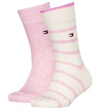 Tommy Hilfiger Socks - 2-Pack - Breton - Pink
