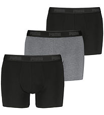 Puma Boxershorts - 3-pack - Comfort Stretch - Men - Svart/Grå