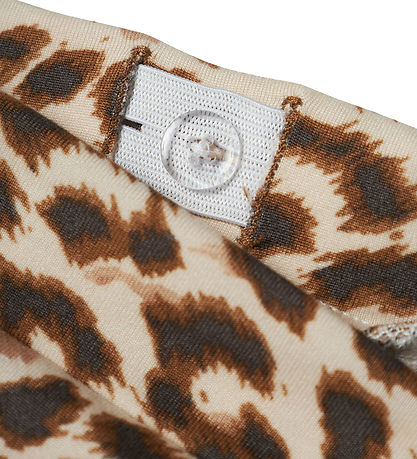 Name It Trousers - BootCut - Turtledove w. Leopard Print