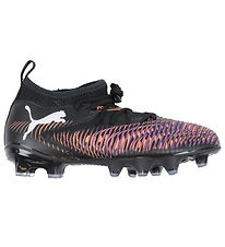 Puma Fotbollsskor - Framtida 8 matcher FG/AG Jr - Svart/Vit/Glow