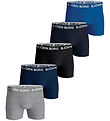 Björn Borg Boxershorts - 5er-Pack - Blau/Schwarz/Grau