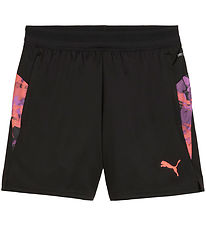 Puma Shorts - IndividualCUP Jr - Sort m. Print