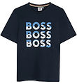 BOSS 티셔츠 - 네이비 포함 프린트
