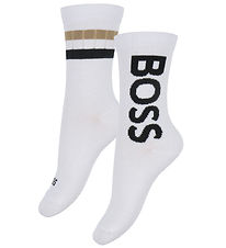 Chaussettes BOSS - 2 Pack - Blanc av. Noir
