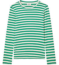 Mads Nørgaard Blouse - Rib - Classic+ Stripe Talika - Vanilla Ic