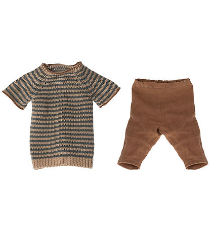 Maileg Hare - Trousers and Knitted Blouse - Size 4