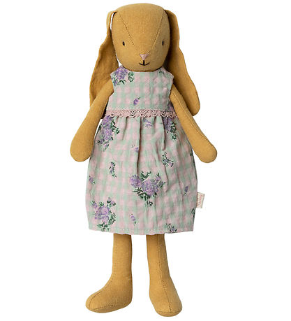 Maileg Rabbit - Dress - Dusty Yellow - Size 2