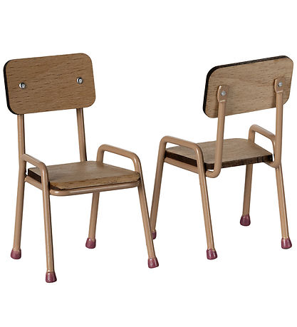 Miniature Table Et Chaises Maileg - Souris - Foncé Poudré