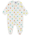 Petit Bateau Nightsuit - Marshmallow w. Hearts