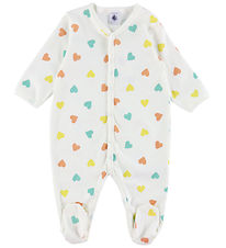Petit Bateau Schlafanzug - Marshmallow m. Herzen