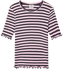 Mads Nørgaard T-skjorte - Rib - Tuviana - Parisian Night/Parfait