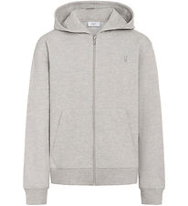 Grunt Cardigan - GrEd - Grau Meliert