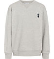 Sweat-shirt Grunt - GrAlsjö - Gris Chiné av. Imprimé