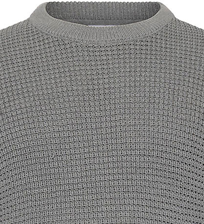 Grunt Blouse - Knitted - GrAnker - Grey Melange