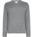 Grunt Blouse - Knitted - GrTue - Grey Melange