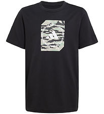 adidas Performance T-Shirt - B Camo - Black