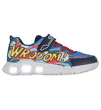 Geox Light-Up Shoes - J Wroom - Royal/Red