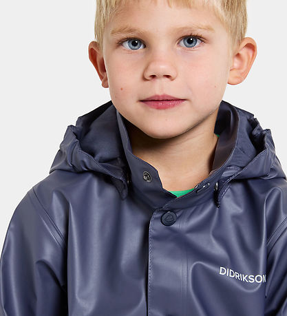 Didriksons Rain Jacket - PU - JoJo - Navy