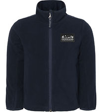 Didriksons Fleecejacke - Muskat - Dark Nacht Blue