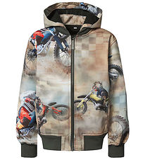 Molo Softshell Jacket w. Fleece - Cloudy - Dusty Cross