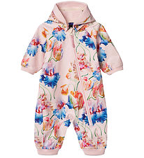 Molo Softshell Suit w. Fleece - Hill - Tulip Pink