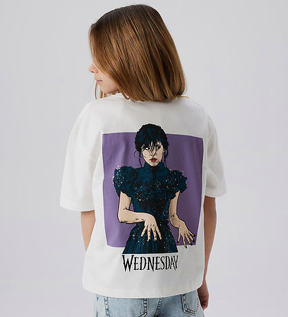 Name It T-shirt - NkfFarra - Wednesday - Cloud Dansare m. Tryck
