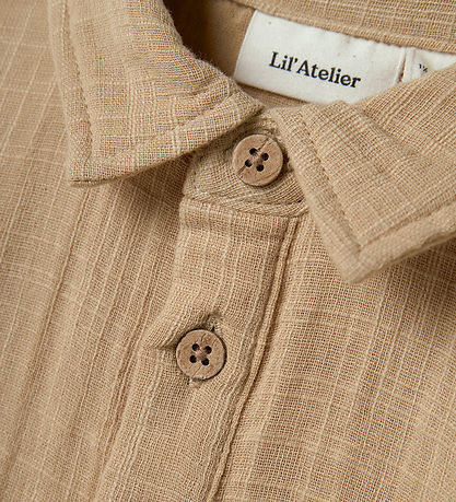 Lil' Atelier Shirt blouse s/s - Muslin - Loose - NmmDawson - Ta
