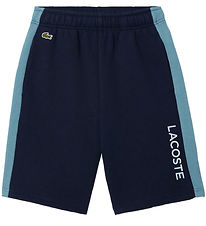 Lacoste Sweatshorts - Marineblau/Kalkstein m. Logo