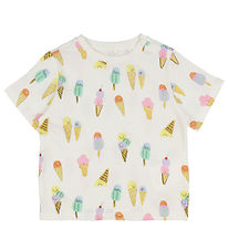 Stella McCartney Kids T-Shirt - Ivory m. Eistüten